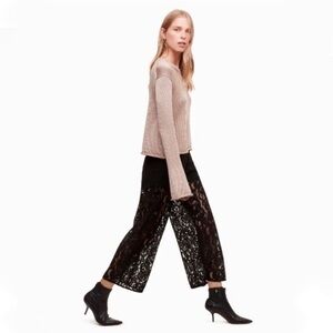 NWOT Aritzia LITTLE MOON Stonecrop Lace Pants